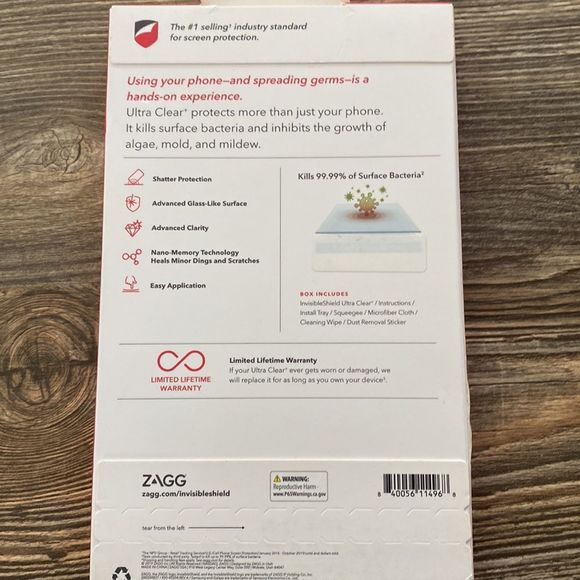 Samsung Galaxy S 6.7" 2020 Invisible Shield Ultra Clear+ Shatter Protection. D - Picture 2 of 3